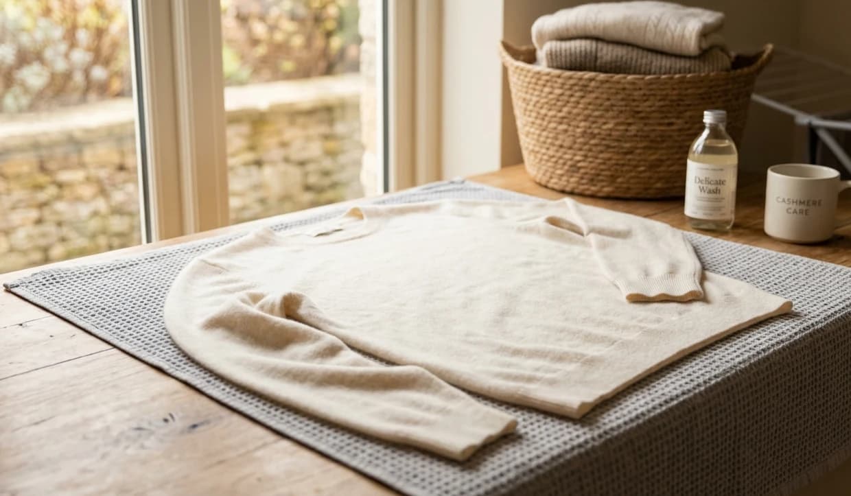 How to Dry Cashmere Properly (Without Shrinking or Damage)