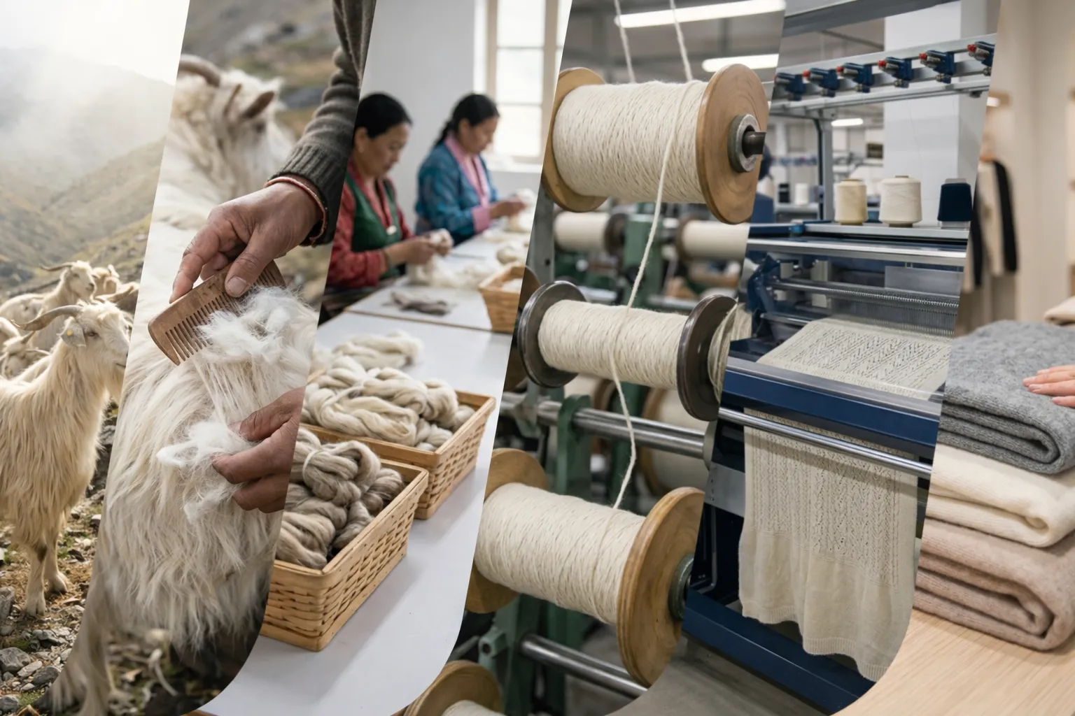 How Cashmere Is Made: From Goat to Garment Explained