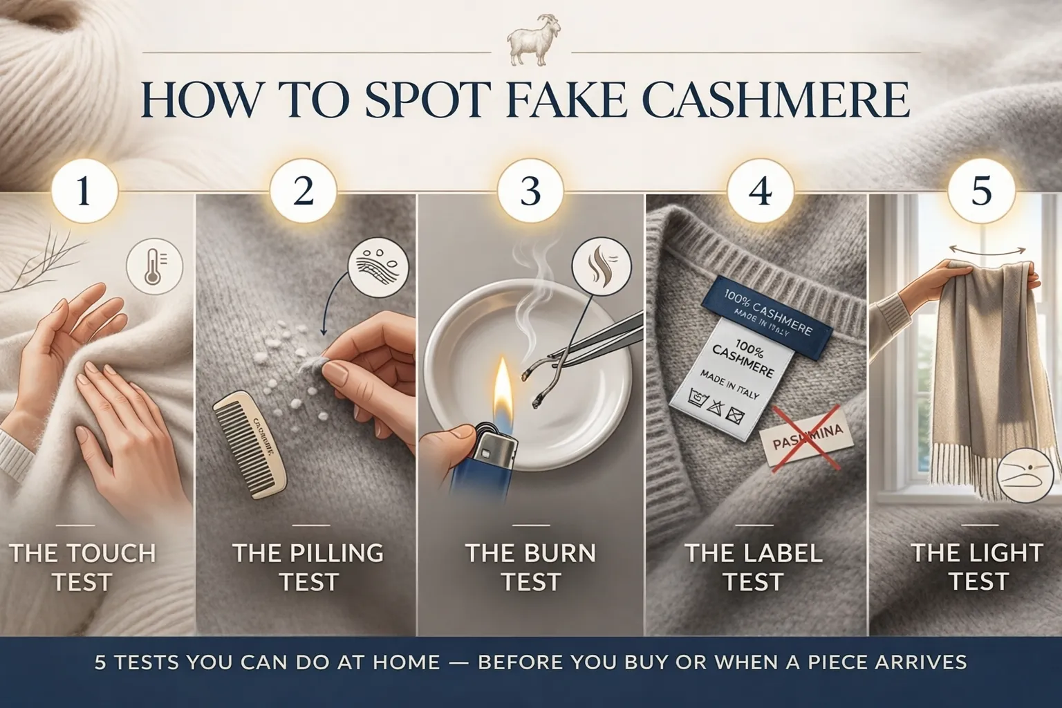 How to Spot Fake Cashmere: 5 Simple Tests to Check Authenticity