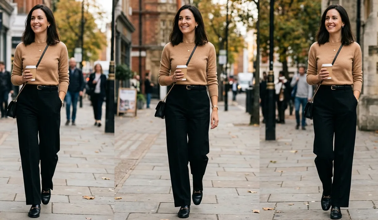 The Classic Tuck with Tailored Trousers
