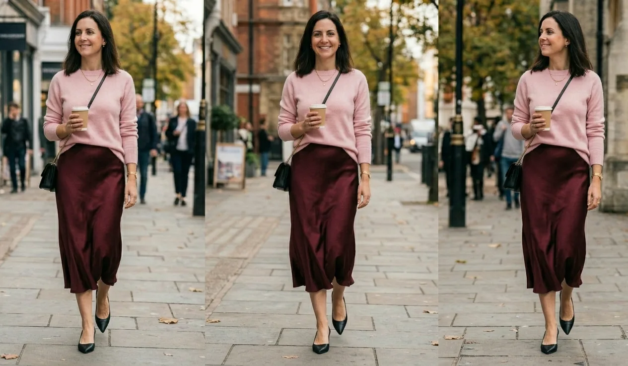 The Relaxed Tuck into Midi Skirt